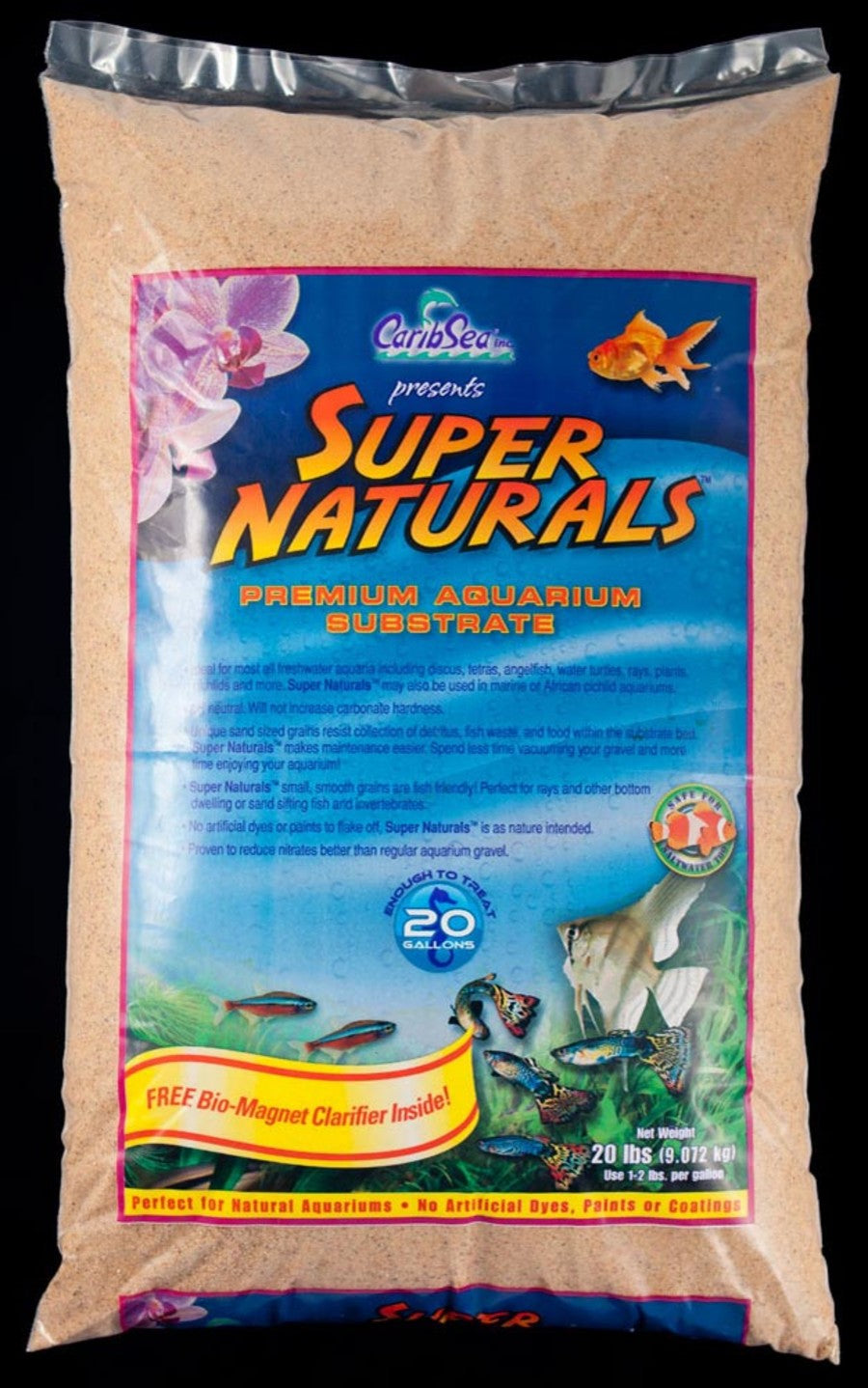 CaribSea Super Naturals Substrate - Sunset Gold