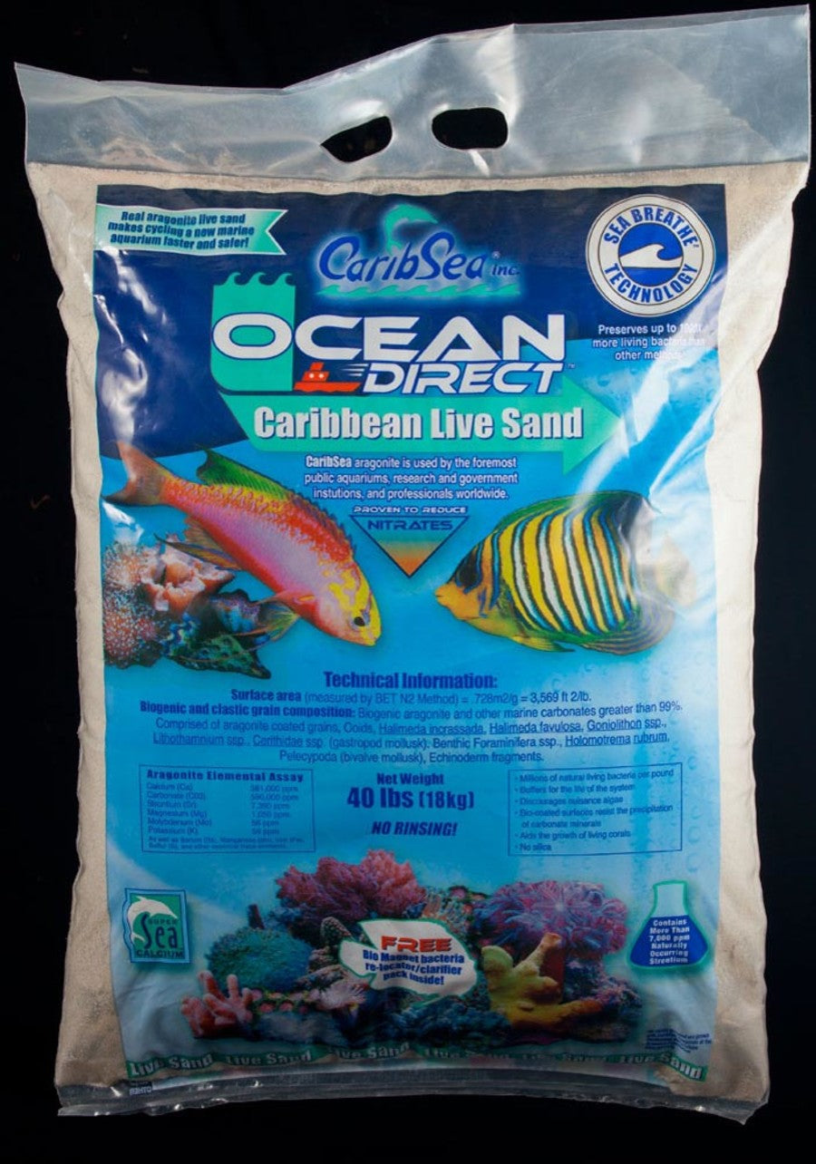 CaribSea Ocean Direct Live Original Grade Aquarium Sand