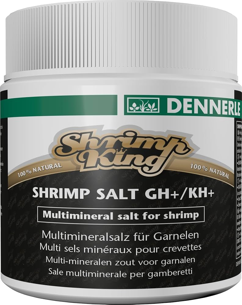 Dennerle Shrimp King Shrimp Salt GH+/KH+ 7.05 Ounce (Pack of 1)