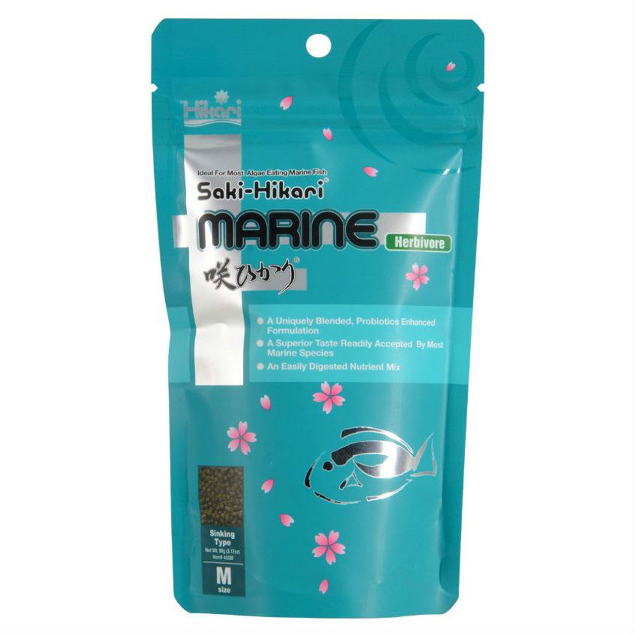 Hikari Saki-Hikari Marine Herbivore Probiotic Enhanced Diet, 3.17 oz - YoCamron’s Aquatics