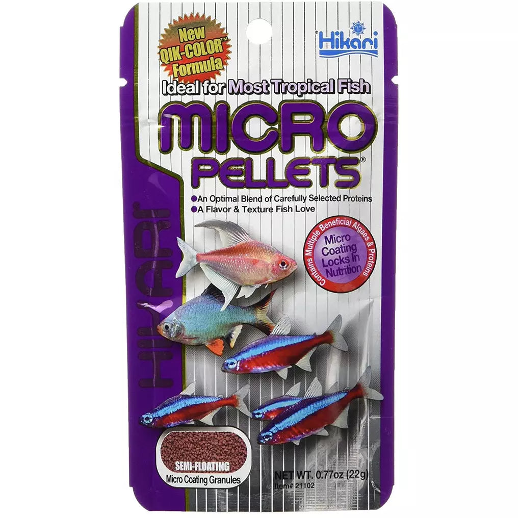 Hikari Micro Pellets 0.77 OZ Freshwater Tropical - YoCamron’s Aquatics