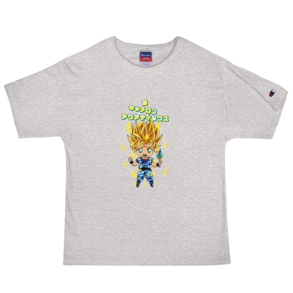 YoCamron's Alternate Super Saiyan Logo Men's Champion T-Shirt - YoCamron’s Aquatics