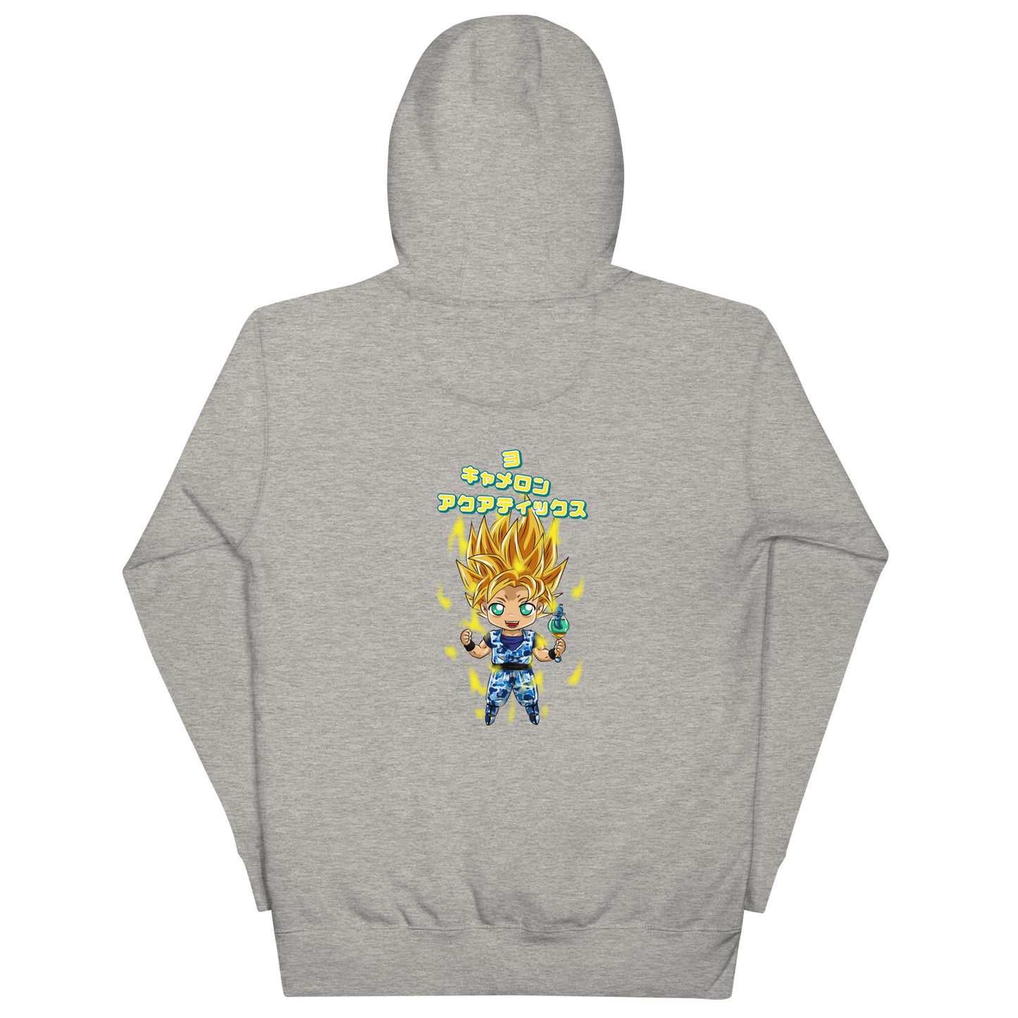YoCamron Front and Back Logo Super Saiyan Hoodie
