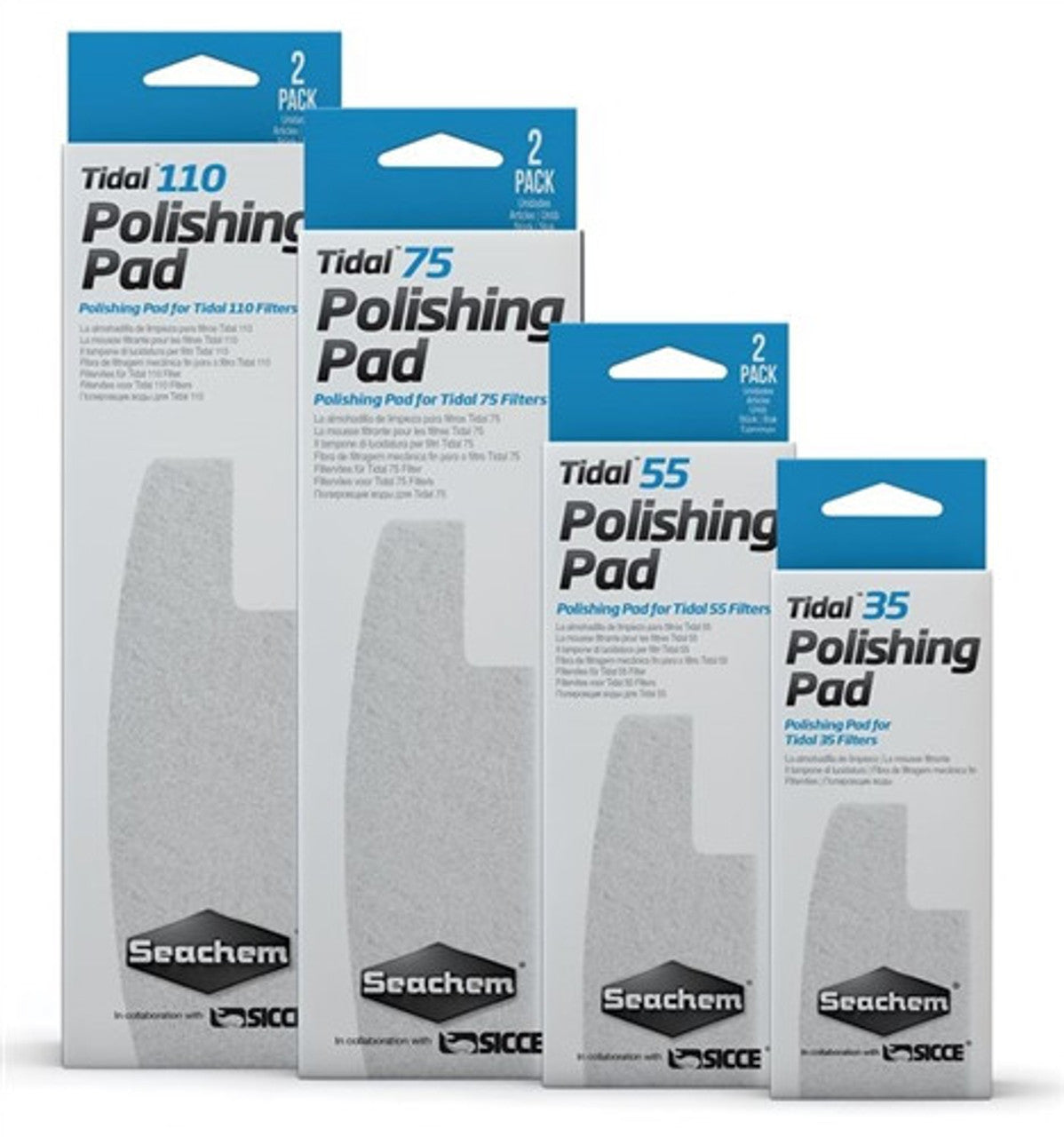 Seachem Tidal Polishing Pads (2 Pack)