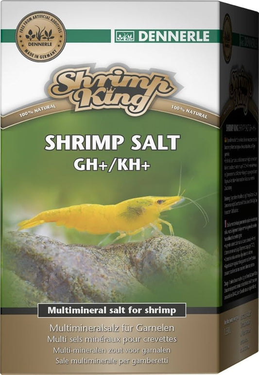 Dennerle Shrimp King Shrimp Salt GH+/KH+ 7.05 Ounce (Pack of 1)